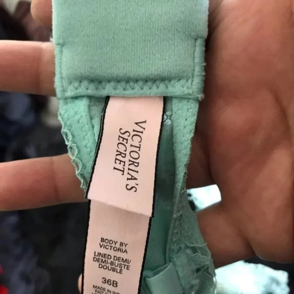 Victoria’s Secret Lined Demi Buste double teal - Picture 3 of 5